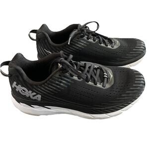 Hoka Clifton 8 Black/White Women's Size 8.5 1119394-BWHT